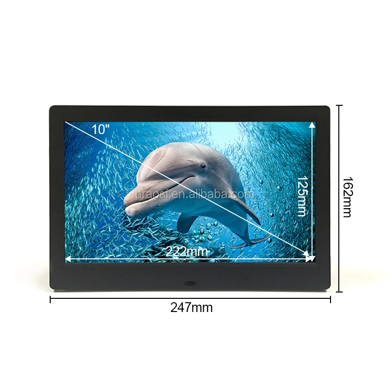 Remote Control 10" Lcd Monitor Video Loop Playback Digital Picture Frame Buy Digital Picture