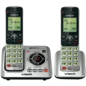 VTECH VTCS6629-2 DECT 6.0 Expandable Speakerphone with Caller ID (2-Handset System)