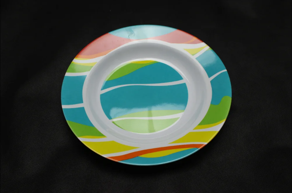 100%melamine meal plate