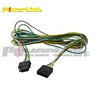 H90058 120'' Foot Trailer Light 4 way wire Harness flat connector Mounting hardware kit