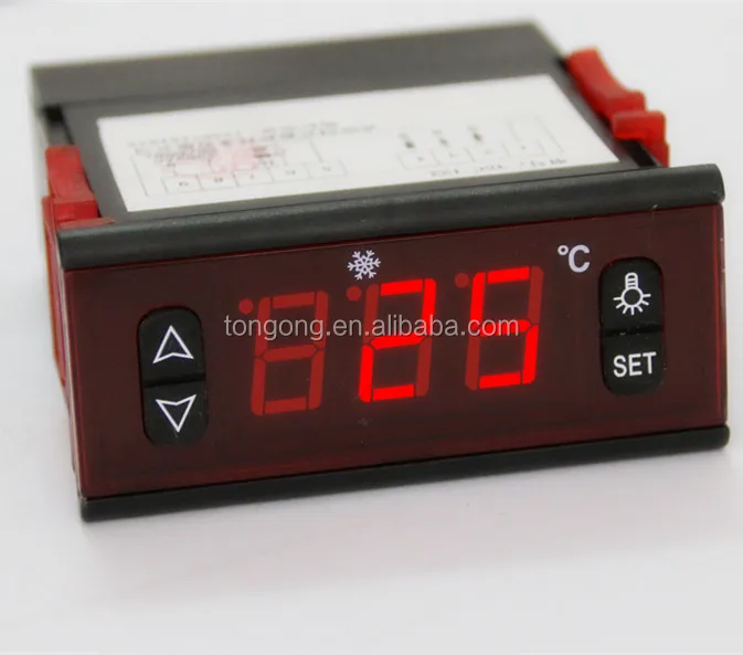Digital Temperature Controller Thermostat LED Sensor for Incubator AC10A 220V 3Q