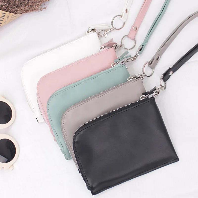 Slim Leather Travel Wallet With Neck Belt For Women Buy Slim Leather