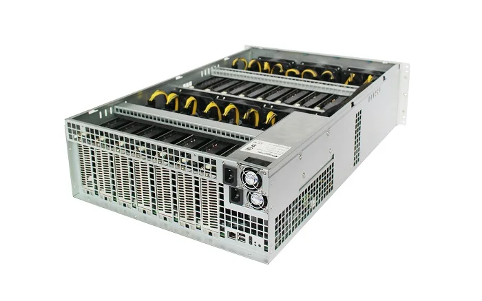 2018 Customized 16 GPU Server Case Riserless Machine Graphics Card Supercomputing Computer