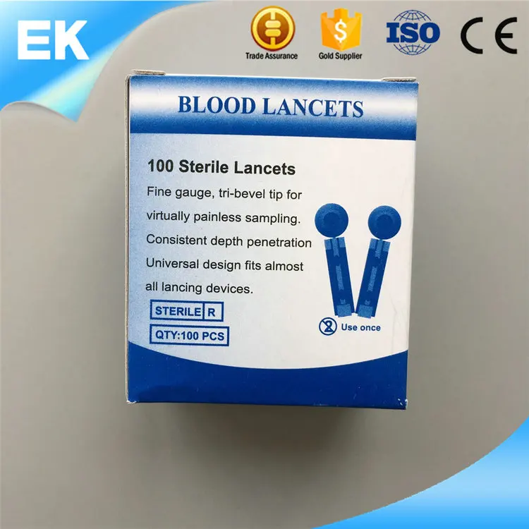 Disposable Sterile Blood Lancet 21g/23g/26g/28g/30g Buy Blood Lancet