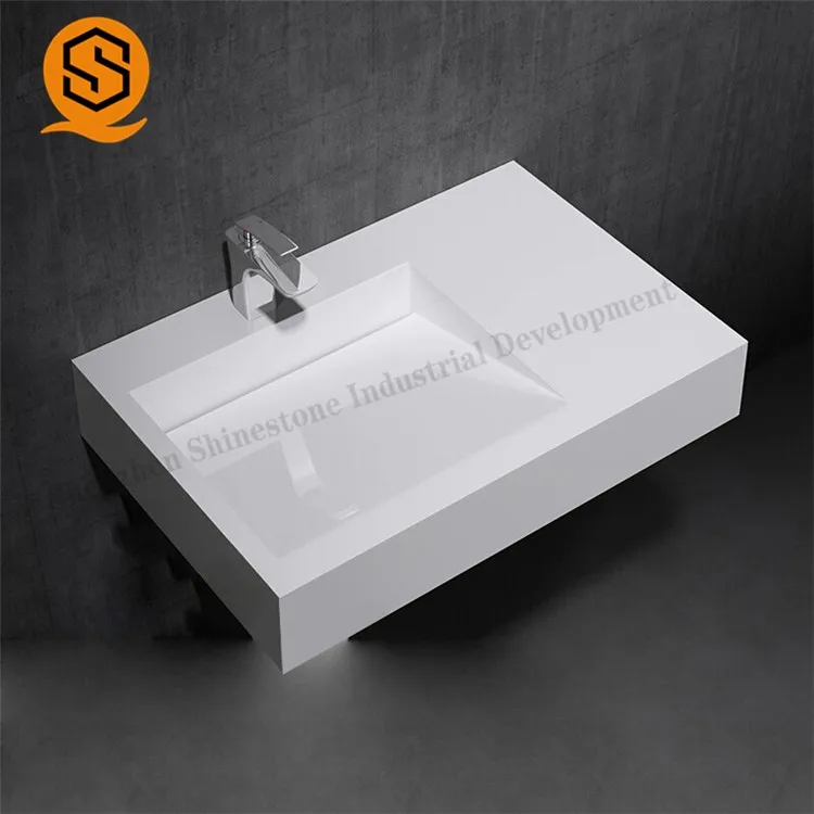 Superseptember Starons Solid Surface Bathroom Vanity Basin Hand Wash