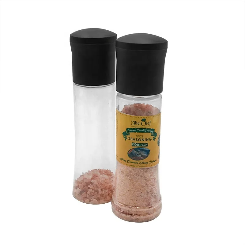 340ml Disposable Salt And Pepper Mills/plastic Spice Grinder/plastic