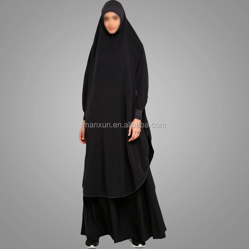 Latest Pakistan Burqa Designs Picture Two Pieces Of Suit Long Hijab Black Muslim Abaya Buy Latest Pakistan Burqa Designs Long Hijab Black Muslim Abaya Product On Alibaba Com