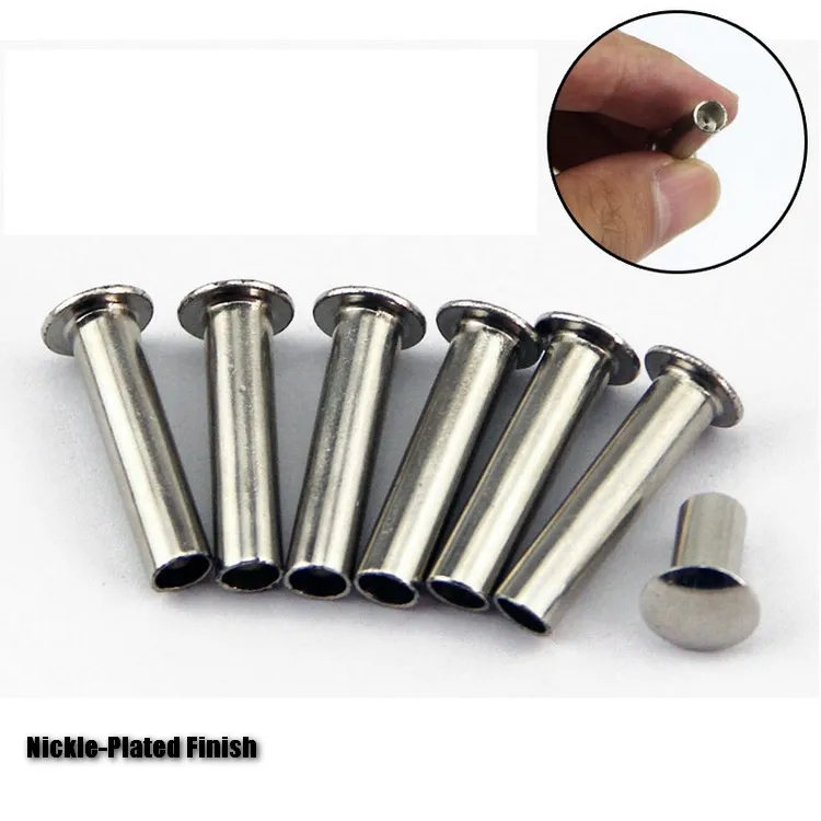 Pan Head Semi Tubular Rivets Leather Rivets For 304/316 Stainless Steel