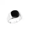 PES Fashion Jewelry! Turkish Black Onyx Stone Men Plain Inlay Setting Ring All Size US (PES6-2139)