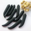 Wholesale Fancy shape High quality Good Flash black onyx stone agate