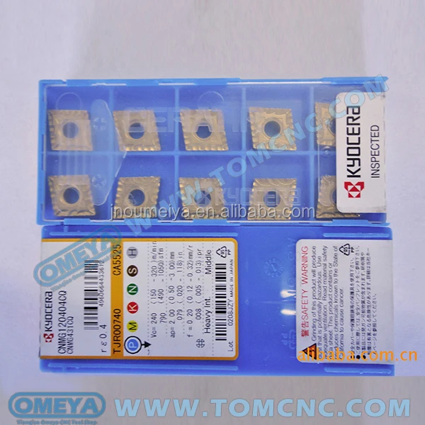 10PC/Box NEW Kyocera CNMG120408MS PR1125 Carbide 