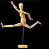 Supply wooden 8/12/16/4.5/5.5 inch movable wooden joints Small a wooden man with a Joint puppet