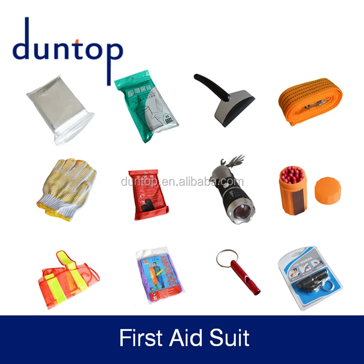 First Aid Kit Package With Msds 2kg Fire Extinguisher And Torch And Etc