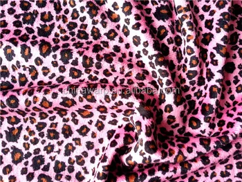 Polyester Sofa Fabric Curtain Leopard Hot Pink Polyester Sofa Fabric Curtain Leopard Hot Pink