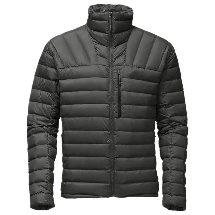 Mens Waterproof Goose Quilted Padded Duck Feather Down Jacket For ...