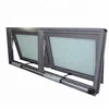YY Home elegant double glazed aluminum awning window with wood frame