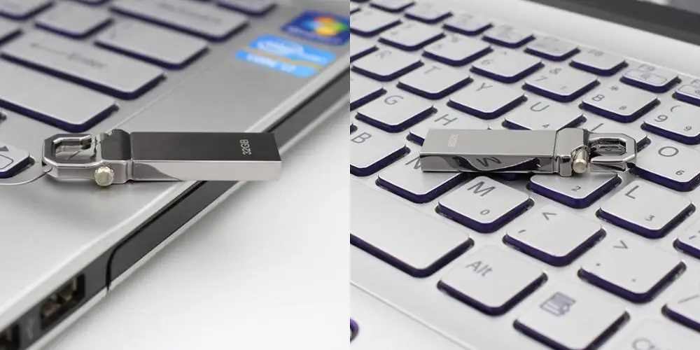 Waterproof Metal USB Flash Drive Customized Logo Pen Drive 4GB 8GB - ANKUX.COM