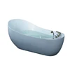 Hot sale us white solid surface acrylic freestanding bath tub