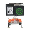 Emoj Face Car Swing Solar Led Radar Speed Signs Meter China Speed Control Limit Remove Detector Display Emoji Face Speed Radar