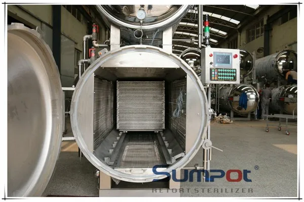 Full Automatic Double Chamber Water Immersion Retort/autocalve - Buy ...