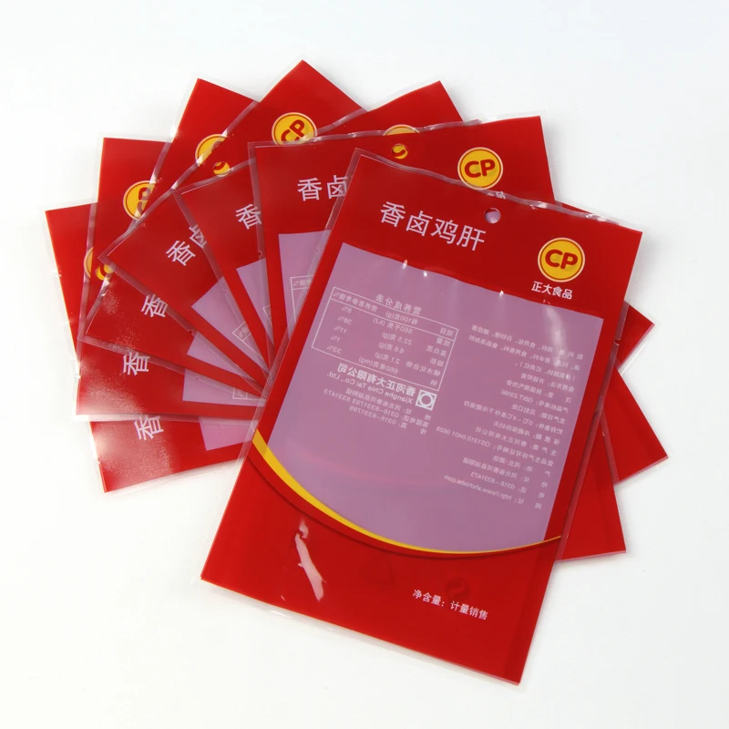 Oem Made High Quality Plastic Frozen Food Packaging Bag For Packing Sea