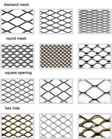 Painting Expanded Metal,11.15kg/m2 Weight Expanded Metal Mesh Price For ...