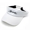 Very cheap polyester lightweight sports visor with printed logo