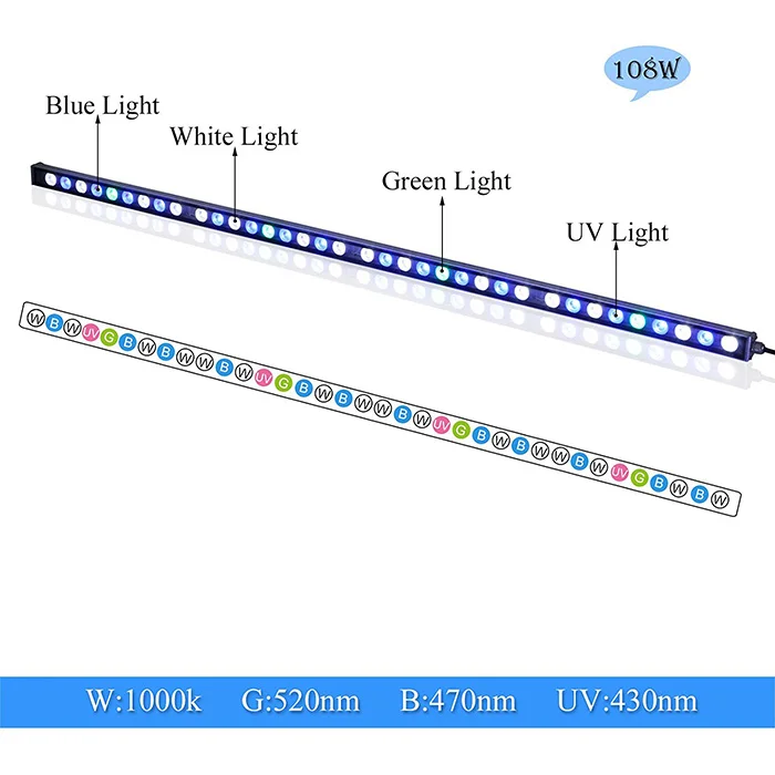 DIY 54W/81W/108W Waterproof LED Aquarium Light Bars for saltwater and freshwater.jpg