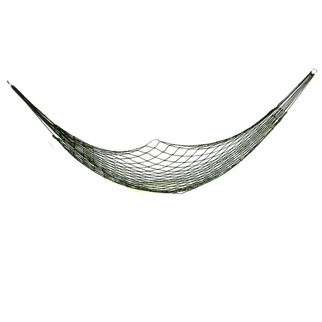 200cm x 80cm Army Green Nylon Net Sleeping Bed Meshy Hammock