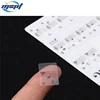 UV digital printing abrasion resistant transparent piano keyboard stickers