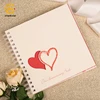 Personalized spiral binding love spouse couple anniversary book