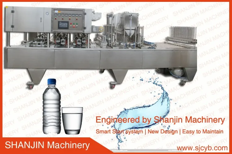 Automatic Water Washing Machine Price /mineral Water Cup Filling And