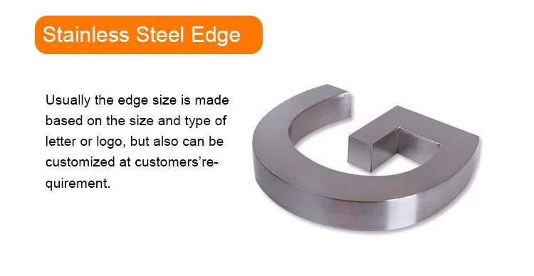 metal letter