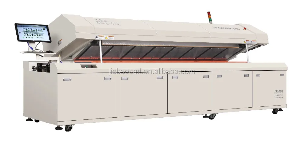 High Quality Good Price Eight Heat Zones PCB Reflow Soldering Oven Machine