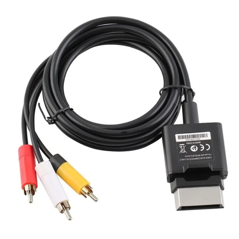 verhoging Boekwinkel Puno 1.8m Audio Video Av Rca Video Composite Cable Cord For Xbox 360 Slim  Console - Buy Av Cable For Xbox 360 Product on Alibaba.com