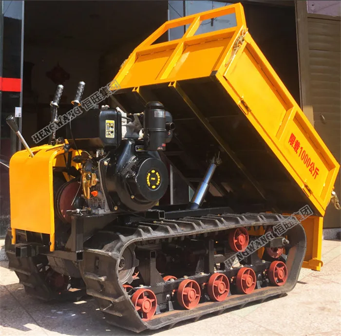 Diesel power crawler small truck dumper/mini dump truck