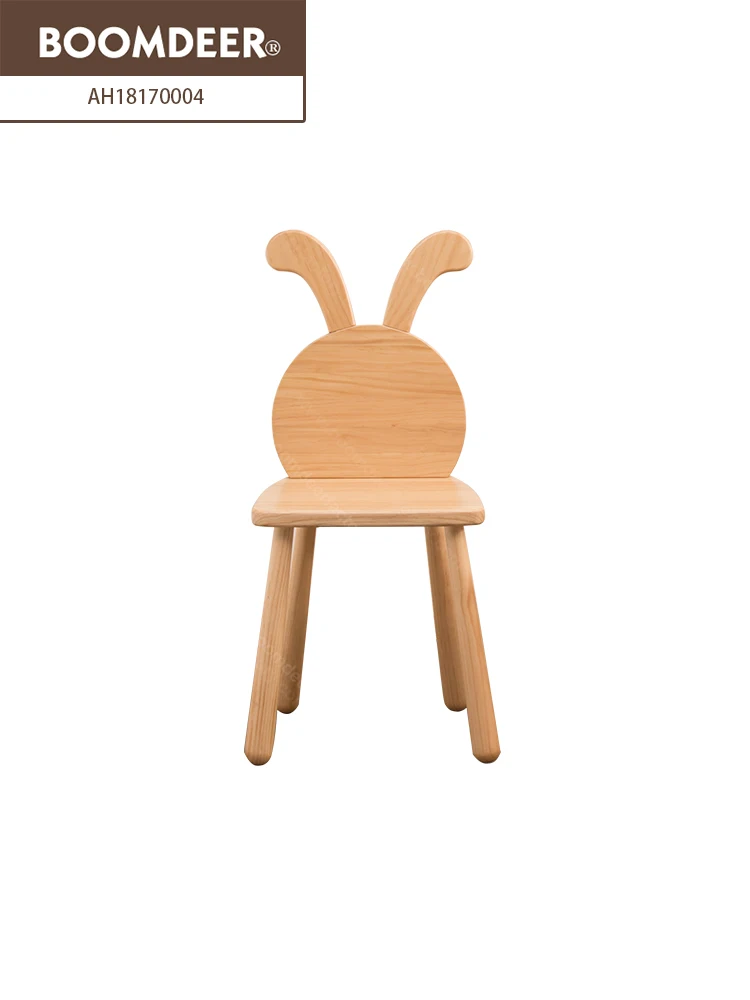 product-Kids wooden living room foldable high baby Chair Solid Furniture Set-BoomDear Wood-img
