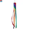 Special rainbow pattern beautiful rolling windsock flag