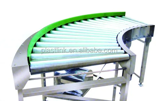 curved roller conveyor