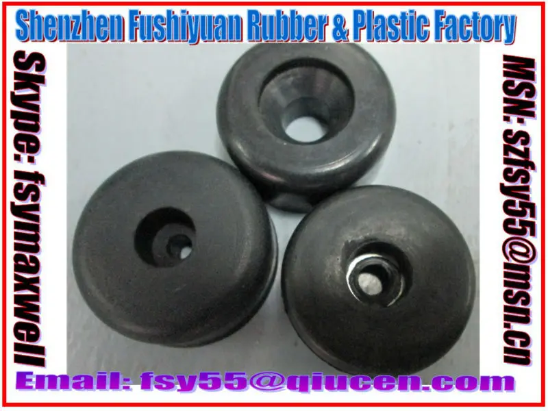 M4 Rubber Feet / M3 Rubber Foot With Hole / Threaded Rubber Feet Buy