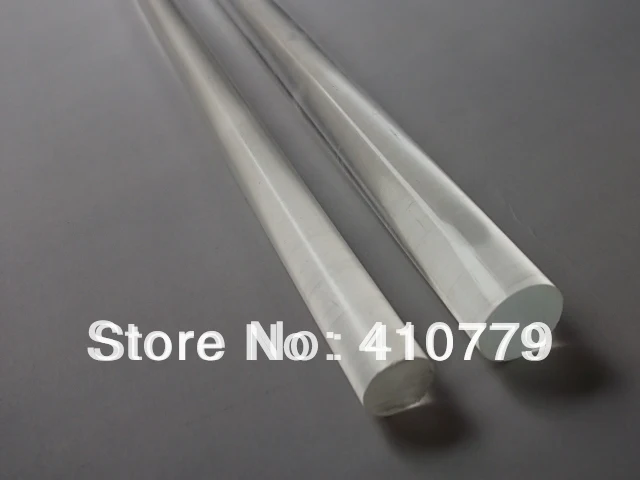 Towel Bars Acrylic Plexiglass Clear Rods OD18X500MM PMMA