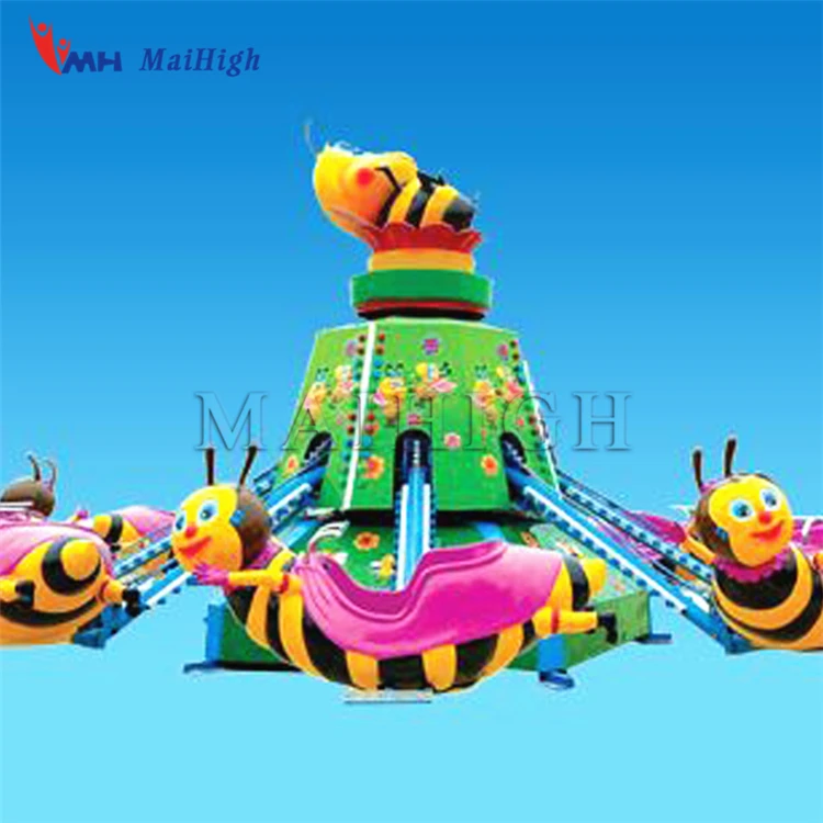 Funfair Rides Rotary Bees Attractive Park Rotating Bee Ride Family Ride Self Control Bee Rides ...
