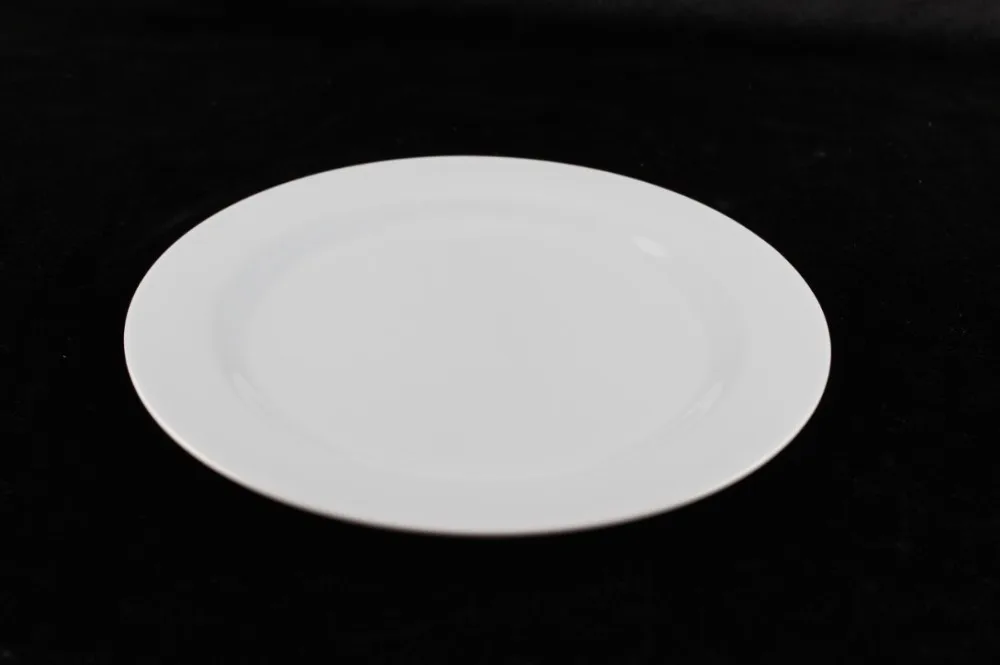 100%melamine white plate