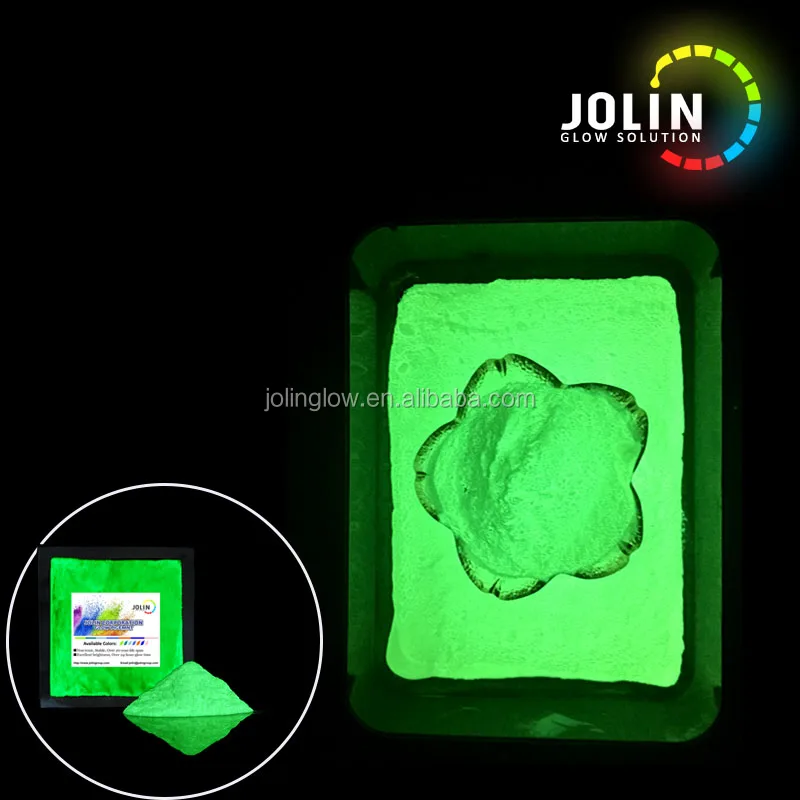 Bulk Glow In The Dark Mica Powder Absorbs Any Long Afterglow Of