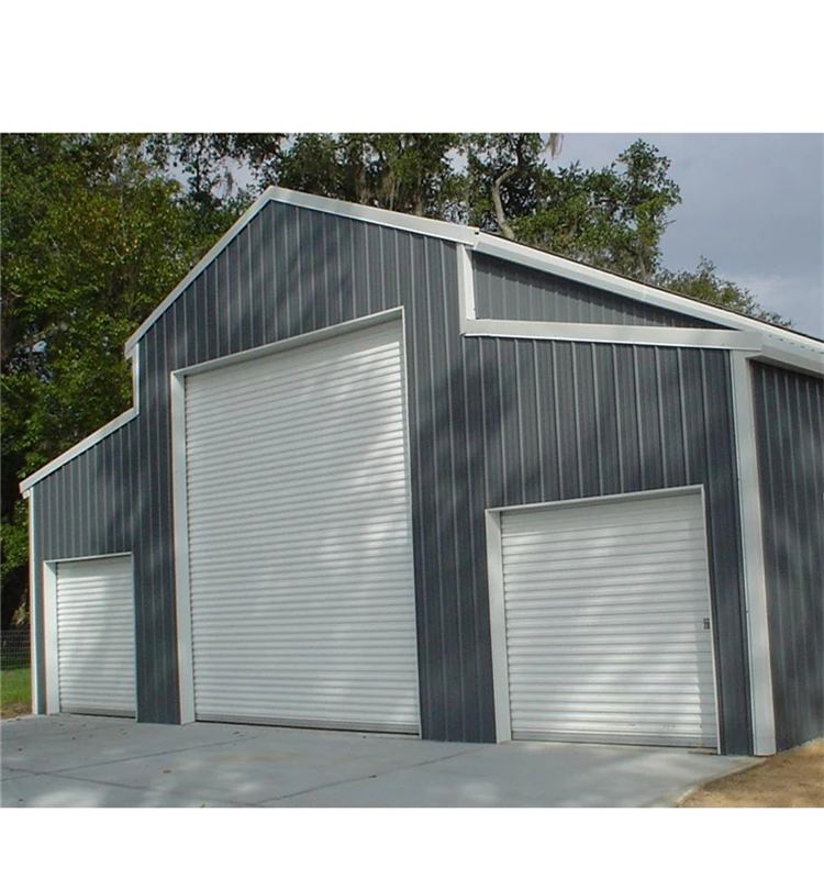 Shandong Steel House Garage Prefabricated Storage Pre Manufactured