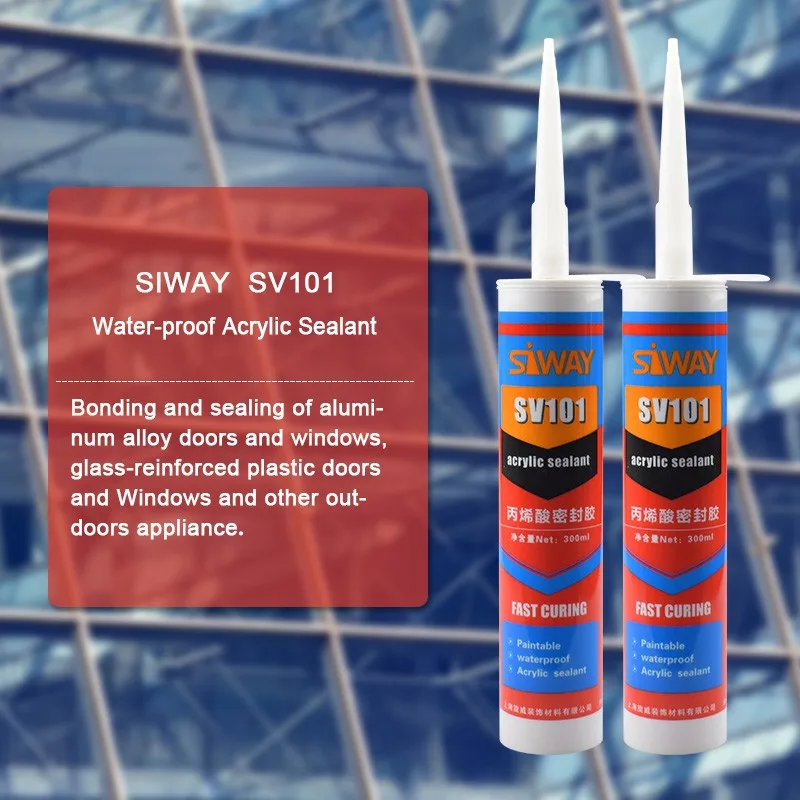 General Building Use Acrylic Silicone Sealant & Acrylic Adhesive For