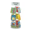 Upright Multi-layer 12 Pocket Storage Metal Greeting Gift Card Counter Display Rack