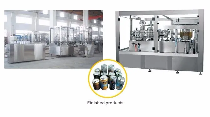 Carbonated Drinks Can Filling Sealing and Capping Machine