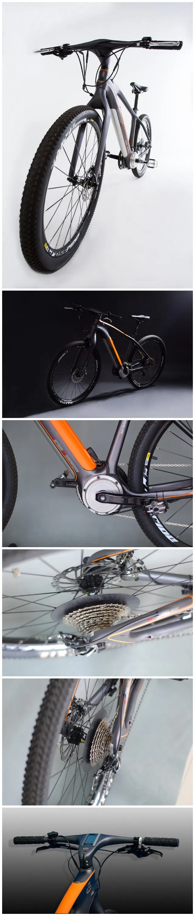 Alienozo 48v 500w electric mountain bike, mid drive motor kit of bicicleta electrica, electric bike mid motor 1000w