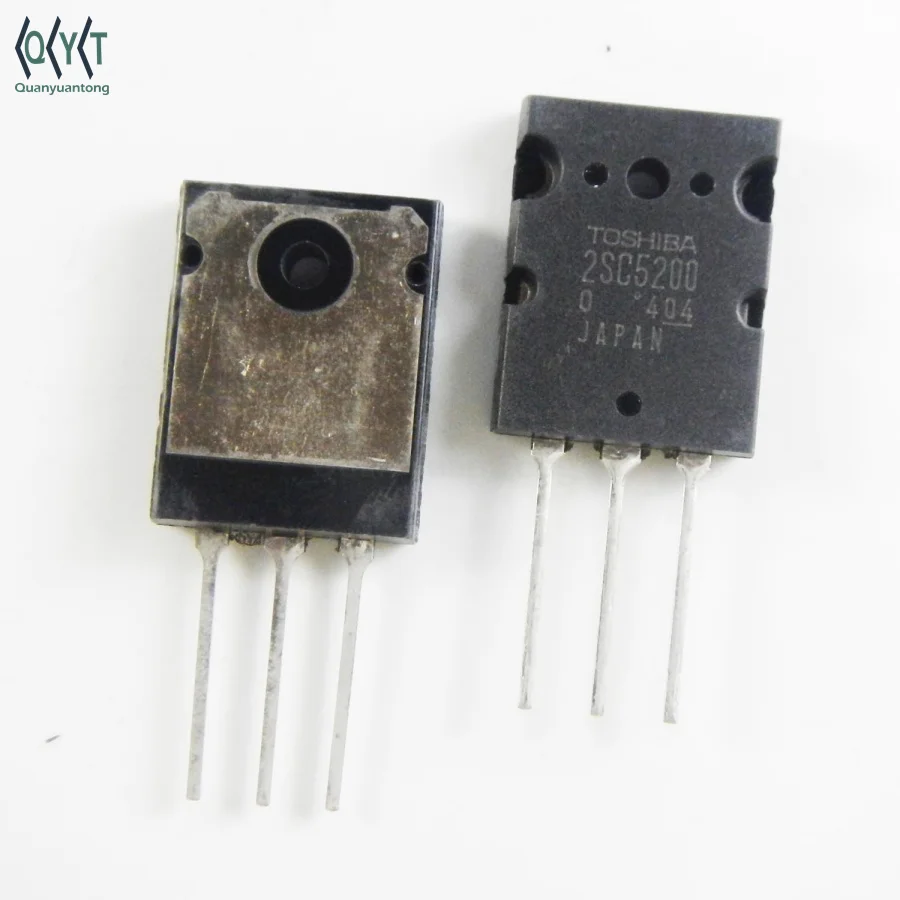 
2sc5200 Transistor NPN 230V 15A 30MHz 150W Through Hole TO-3P(N) 2sc5200 2sa1943 transistor 